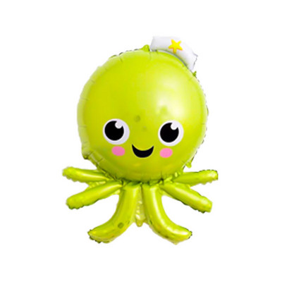 6vnt./vnt Mini gyvūno galvutė Folija Balionai pripučiami oro balionai gimtadienio šventės dekoracijos vaikų kūdikių vakarėlio reikmenys