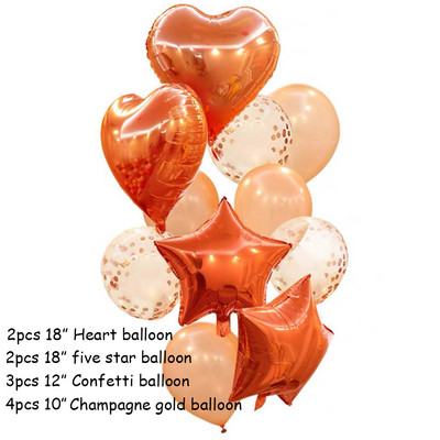 Mr&Mrs LOVE Balons Rose Gold Dimanta Gredzens Folija Baloni Ballīšu Dekorācijas Komplekts Kāzu Valentīna diena Kāzu duša Rotaļlietas Globos