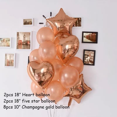 Mr&Mrs LOVE Balons Rose Gold Dimanta Gredzens Folija Baloni Ballīšu Dekorācijas Komplekts Kāzu Valentīna diena Kāzu duša Rotaļlietas Globos