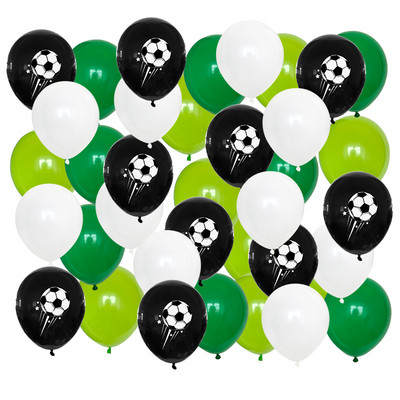 40 gab. 12 collu biezas futbola bumbas Futbols Lateksa baloni Dzimšanas dienas ballītes dekorēšana Bērnu rotaļlietas Futbola tematiskā ballīte