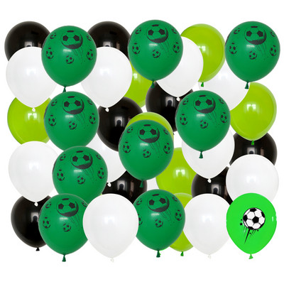 40 gab. 12 collu biezas futbola bumbas Futbols Lateksa baloni Dzimšanas dienas ballītes dekorēšana Bērnu rotaļlietas Futbola tematiskā ballīte