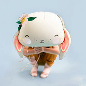 1 gab. Liels truša alumīnija folijas balons 3D stāvoša truša multfilma ar hēlija balonu Baby Shower Bērnu dzimšanas dienas ballītes rotājumi