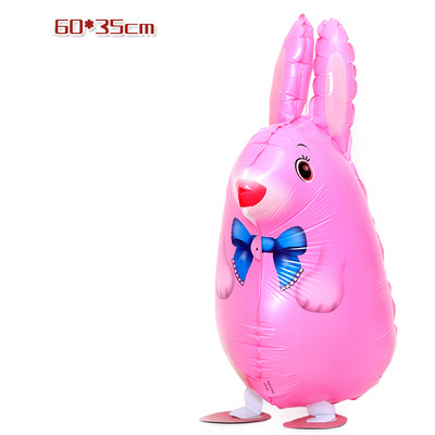 1 gab. Liels truša alumīnija folijas balons 3D stāvoša truša multfilma ar hēlija balonu Baby Shower Bērnu dzimšanas dienas ballītes rotājumi