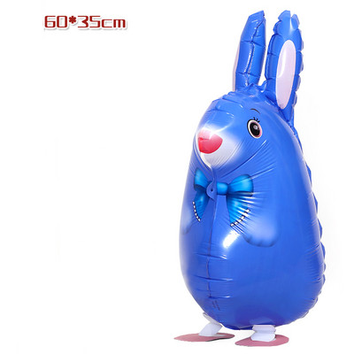 1 gab. Liels truša alumīnija folijas balons 3D stāvoša truša multfilma ar hēlija balonu Baby Shower Bērnu dzimšanas dienas ballītes rotājumi