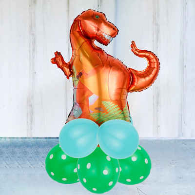 Decoratiune mare de dinozaur pentru ziua de nastere Baloane din folie pentru bebelusi balon de dinozaur Balon pentru ziua de nastere Decoratiuni pentru petrecere in jungla Globos pentru copii