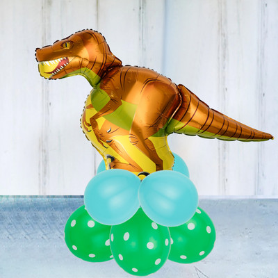 Decoratiune mare de dinozaur pentru ziua de nastere Baloane din folie pentru bebelusi balon de dinozaur Balon pentru ziua de nastere Decoratiuni pentru petrecere in jungla Globos pentru copii