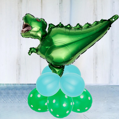 Decoratiune mare de dinozaur pentru ziua de nastere Baloane din folie pentru bebelusi balon de dinozaur Balon pentru ziua de nastere Decoratiuni pentru petrecere in jungla Globos pentru copii