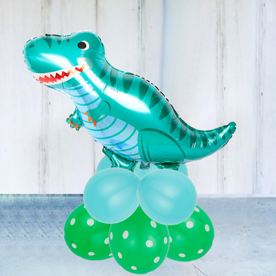 Decoratiune mare de dinozaur pentru ziua de nastere Baloane din folie pentru bebelusi balon de dinozaur Balon pentru ziua de nastere Decoratiuni pentru petrecere in jungla Globos pentru copii