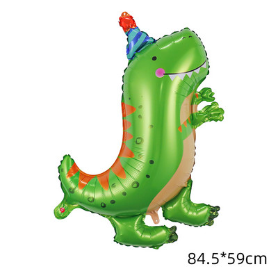 Decoratiune mare de dinozaur pentru ziua de nastere Baloane din folie pentru bebelusi balon de dinozaur Balon pentru ziua de nastere Decoratiuni pentru petrecere in jungla Globos pentru copii