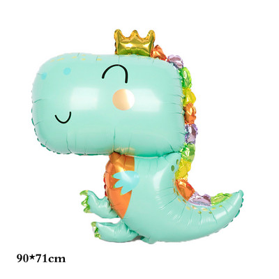 Decoratiune mare de dinozaur pentru ziua de nastere Baloane din folie pentru bebelusi balon de dinozaur Balon pentru ziua de nastere Decoratiuni pentru petrecere in jungla Globos pentru copii