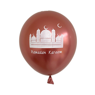 10 tk Eid Mubaraki metallist lateksist õhupall Ramadan Kareem Dekoratsioon Air Globos Ramadan Mubarak moslemi islamifestivali peokaunistus