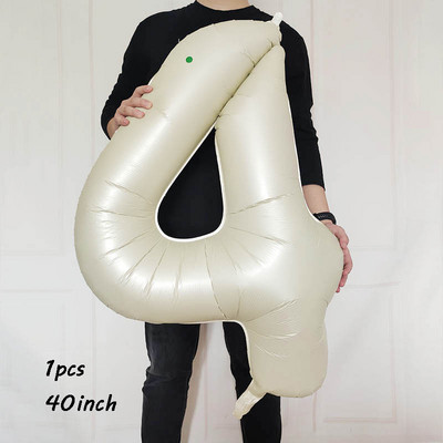 1σετ Μεγάλο μπαλόνι από ελάφι ζούγκλας για ενήλικες Παιδιά Διακόσμηση γενεθλίων Μπαλόνι με ζώα Baby Shower Safari Decor Supplies Globos