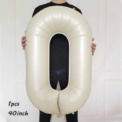 1σετ Μεγάλο μπαλόνι από ελάφι ζούγκλας για ενήλικες Παιδιά Διακόσμηση γενεθλίων Μπαλόνι με ζώα Baby Shower Safari Decor Supplies Globos