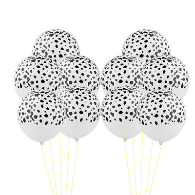 10 tk karbist loomaahvi/tiigri/kaelkirjaku mustriga õhupallid džungli metsiku safari sünnipäevapeo kaunistuseks metsapeo tarvikud