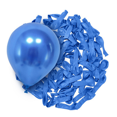 50 gab 5 collu zelta hroma metālisks lateksa balons Daudz laimes dzimšanas dienā kāzu ballītes balonu dekorēšanai bērnu dušas dekorēšanas piederumi