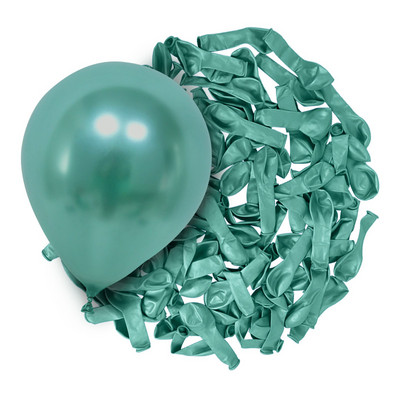 50 gab 5 collu zelta hroma metālisks lateksa balons Daudz laimes dzimšanas dienā kāzu ballītes balonu dekorēšanai bērnu dušas dekorēšanas piederumi