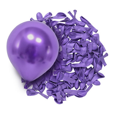 50 gab 5 collu zelta hroma metālisks lateksa balons Daudz laimes dzimšanas dienā kāzu ballītes balonu dekorēšanai bērnu dušas dekorēšanas piederumi