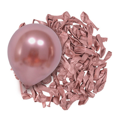 50 gab 5 collu zelta hroma metālisks lateksa balons Daudz laimes dzimšanas dienā kāzu ballītes balonu dekorēšanai bērnu dušas dekorēšanas piederumi