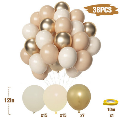 10/38 buc. Baloane confetti Macaron Balon din latex Decor pentru petrecere de aniversare pentru copii Aniversare de nunta Rechizite pentru petrecerea de bebeluși Globos