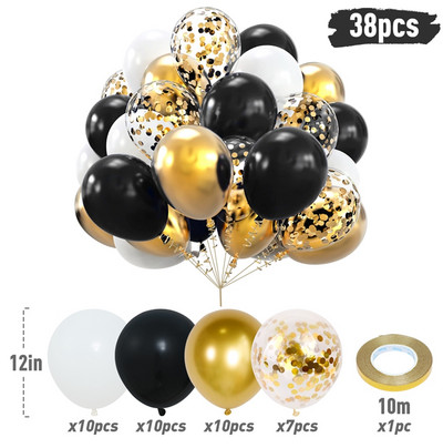 10/38 buc. Baloane confetti Macaron Balon din latex Decor pentru petrecere de aniversare pentru copii Aniversare de nunta Rechizite pentru petrecerea de bebeluși Globos