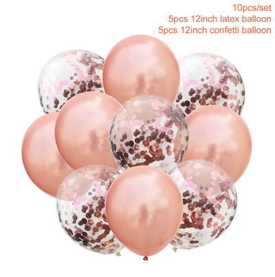 10/38 buc. Baloane confetti Macaron Balon din latex Decor pentru petrecere de aniversare pentru copii Aniversare de nunta Rechizite pentru petrecerea de bebeluși Globos