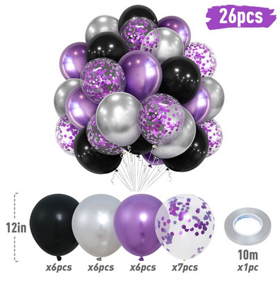 10/38 buc. Baloane confetti Macaron Balon din latex Decor pentru petrecere de aniversare pentru copii Aniversare de nunta Rechizite pentru petrecerea de bebeluși Globos