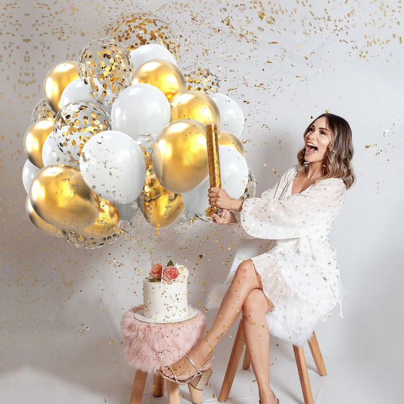 10/38 buc. Baloane confetti Macaron Balon din latex Decor pentru petrecere de aniversare pentru copii Aniversare de nunta Rechizite pentru petrecerea de bebeluși Globos