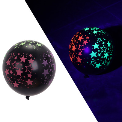 10/20PCS 12 ιντσών Φθορίζον μπαλόνι λάμψη στη σκοτεινή λάμψη Φωτεινό μπαλόνι λατέξ καρδιάς αγάπης για διακόσμηση πάρτι γενεθλίων γάμου