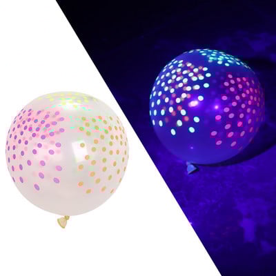 10/20PCS 12 ιντσών Φθορίζον μπαλόνι λάμψη στη σκοτεινή λάμψη Φωτεινό μπαλόνι λατέξ καρδιάς αγάπης για διακόσμηση πάρτι γενεθλίων γάμου