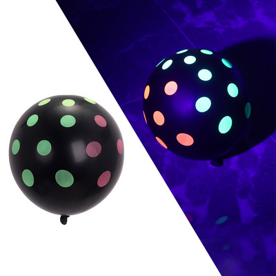 10/20PCS 12 ιντσών Φθορίζον μπαλόνι λάμψη στη σκοτεινή λάμψη Φωτεινό μπαλόνι λατέξ καρδιάς αγάπης για διακόσμηση πάρτι γενεθλίων γάμου