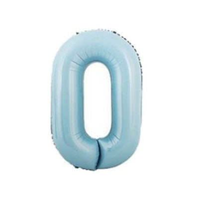 40 hüvelykes pasztell babakék rózsaszín fóliaszámú léggömb 1 2 3 4 5 6 7 8 9 születésnapi parti babaváró esküvői dekorációs fesztivál ballon
