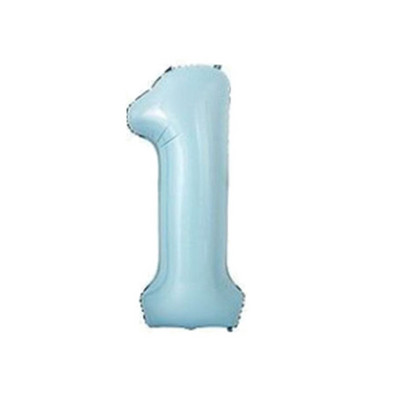 40 hüvelykes pasztell babakék rózsaszín fóliaszámú léggömb 1 2 3 4 5 6 7 8 9 születésnapi parti babaváró esküvői dekorációs fesztivál ballon