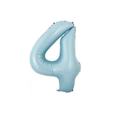 40 hüvelykes pasztell babakék rózsaszín fóliaszámú léggömb 1 2 3 4 5 6 7 8 9 születésnapi parti babaváró esküvői dekorációs fesztivál ballon