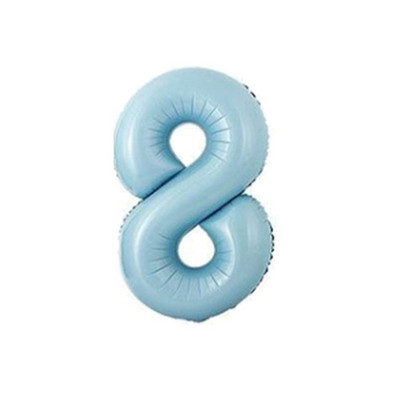 40 hüvelykes pasztell babakék rózsaszín fóliaszámú léggömb 1 2 3 4 5 6 7 8 9 születésnapi parti babaváró esküvői dekorációs fesztivál ballon