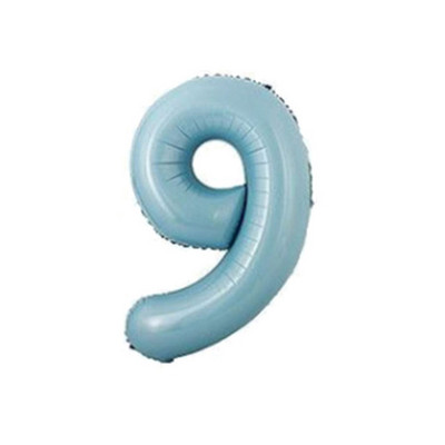 40 hüvelykes pasztell babakék rózsaszín fóliaszámú léggömb 1 2 3 4 5 6 7 8 9 születésnapi parti babaváró esküvői dekorációs fesztivál ballon