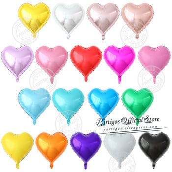 10 τμχ 18 ιντσών Multi Rose Gold Foil Balloons Metal Helium Globos Διακοσμήσεις γάμου για κορίτσι Δώρα αρραβώνων γενεθλίων