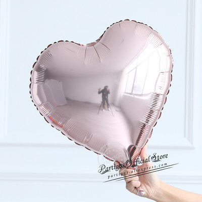 10 τμχ 18 ιντσών Multi Rose Gold Foil Balloons Metal Helium Globos Διακοσμήσεις γάμου για κορίτσι Δώρα αρραβώνων γενεθλίων