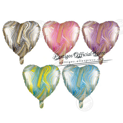 10 τμχ 18 ιντσών Multi Rose Gold Foil Balloons Metal Helium Globos Διακοσμήσεις γάμου για κορίτσι Δώρα αρραβώνων γενεθλίων