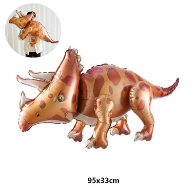4D hiiglaslik kokkupanek Dinosauruse fooliumist õhupallid Loomade õhupallid Laste dinosauruste sünnipäevapeo kaunistused õhupallid poisid, lapsed mänguasjad