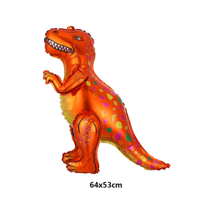 4D hiiglaslik kokkupanek Dinosauruse fooliumist õhupallid Loomade õhupallid Laste dinosauruste sünnipäevapeo kaunistused õhupallid poisid, lapsed mänguasjad