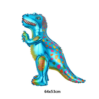 4D hiiglaslik kokkupanek Dinosauruse fooliumist õhupallid Loomade õhupallid Laste dinosauruste sünnipäevapeo kaunistused õhupallid poisid, lapsed mänguasjad