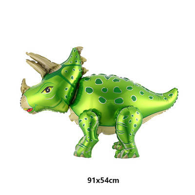 4D hiiglaslik kokkupanek Dinosauruse fooliumist õhupallid Loomade õhupallid Laste dinosauruste sünnipäevapeo kaunistused õhupallid poisid, lapsed mänguasjad
