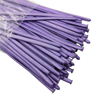 10/30/50/100db hosszú fényes fém csavart latex léggömbök varázslatos vastag csíkos fém színű felfújható gömbök születésnapi parti dekoráció