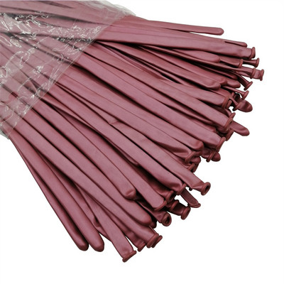 10/30/50/100db hosszú fényes fém csavart latex léggömbök varázslatos vastag csíkos fém színű felfújható gömbök születésnapi parti dekoráció