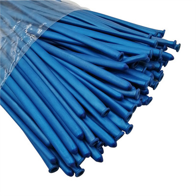 10/30/50/100db hosszú fényes fém csavart latex léggömbök varázslatos vastag csíkos fém színű felfújható gömbök születésnapi parti dekoráció