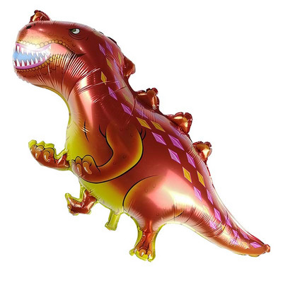 Dinozaur jurasic mare Decor pentru petrecerea de aniversare Baloane din folie Balon pentru animale Baby Shower Globos cu heliu Dragon din desene animate în picioare