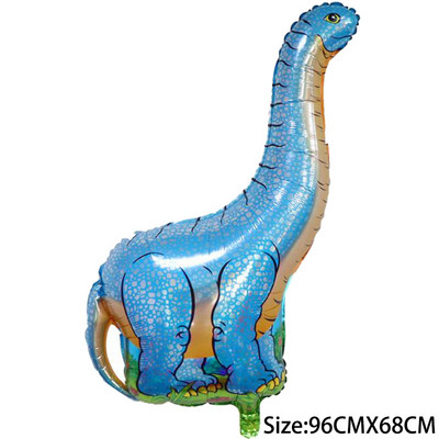 Dinozaur jurasic mare Decor pentru petrecerea de aniversare Baloane din folie Balon pentru animale Baby Shower Globos cu heliu Dragon din desene animate în picioare