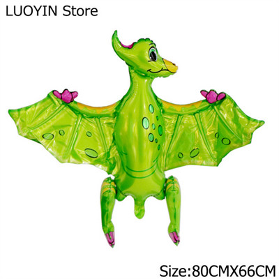 1 gab. Lieli 4D dinozauru folijas baloni pūķa ballīte dzimšanas dienas bērnu dušas dekorēšana džungļu dzīvnieki bērniem piederumi zēnu rotaļlietas gaisa globusi