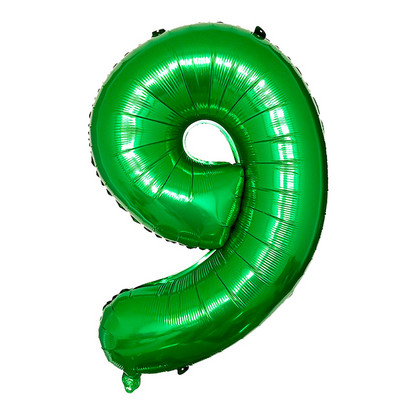 32/40 inch Baloane cu numere de culoare verde deschis Balon din folie Jungle Safari Zi de naștere Balon pentru petrecere Balon 0 1 2 3 4 5 6 7 8 9 Globo