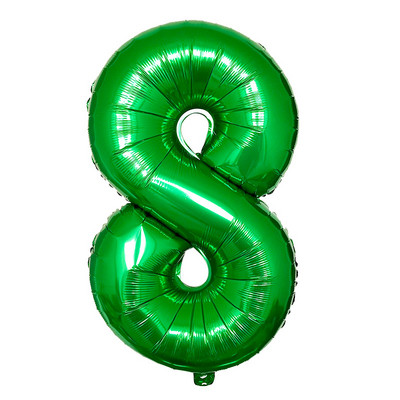 32/40 inch Baloane cu numere de culoare verde deschis Balon din folie Jungle Safari Zi de naștere Balon pentru petrecere Balon 0 1 2 3 4 5 6 7 8 9 Globo